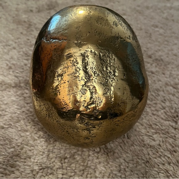 NWT Noir My Grandfather Gold Skull Decor - Picture 3 of 4